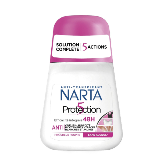 Narta Protection 5 مزيل عرق رول أون بحجر الشب - 50 مل