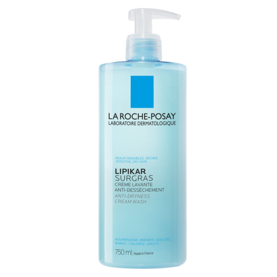 La Roche-Posay Lipikar Surgras Shower Cream - Dry And Sensitive Skin - 750ml