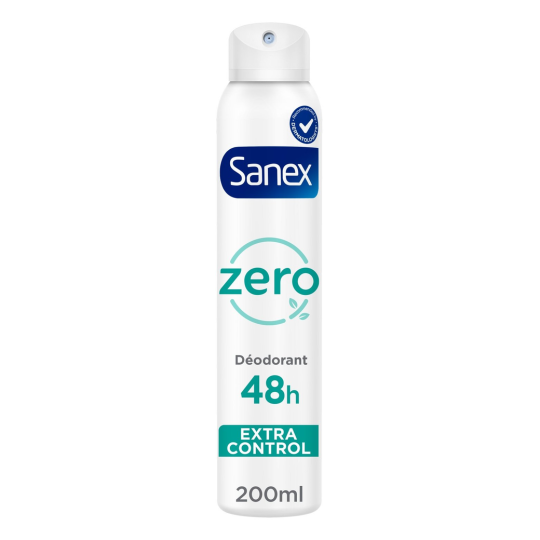 Sanex Zero% Extra Control Déodorant Spray - Protection 48h - 200ml