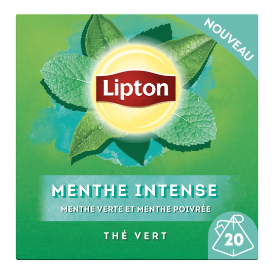 Lipton Thé Vert Menthe Intense - 20 Sachets