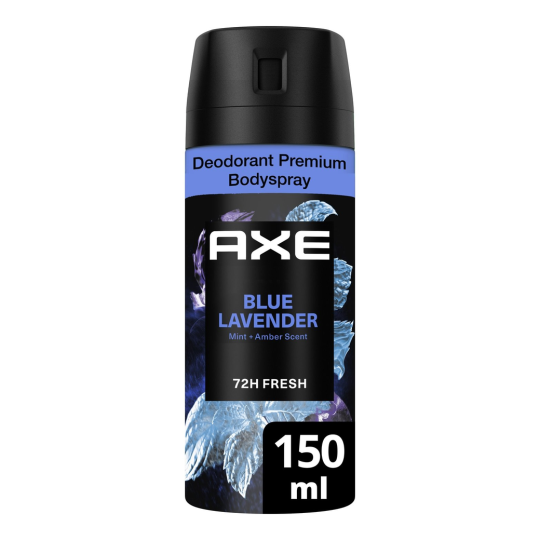 Axe Blue Lavender Déodorant Homme Anti-Transpirant - Protection 72h - 150ml