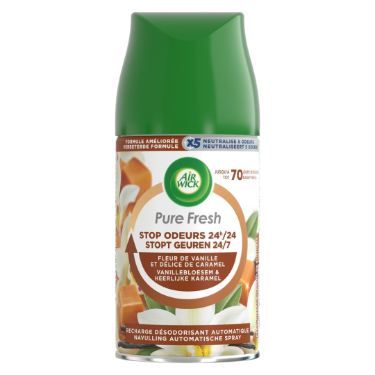 Air Wick Freshmatic Recharge Diffuseur Désodorisant Automatique - Pure Fresh Vanille - 250ml