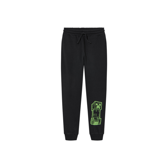 Minecraft kids' Fleece Pants - 12-14 Years - Black