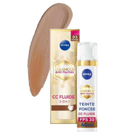 Nivea Luminous630 Soin Visage Crème Anti-Tâches - Teinte Foncé - Spf30 - 40ml