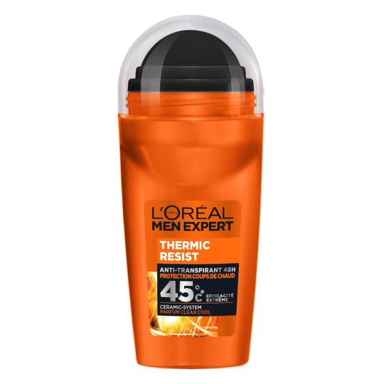 L'Oréal Men Expert Thermic Resist Roll-On Deodorant For Men - 48h Protection - 50ml