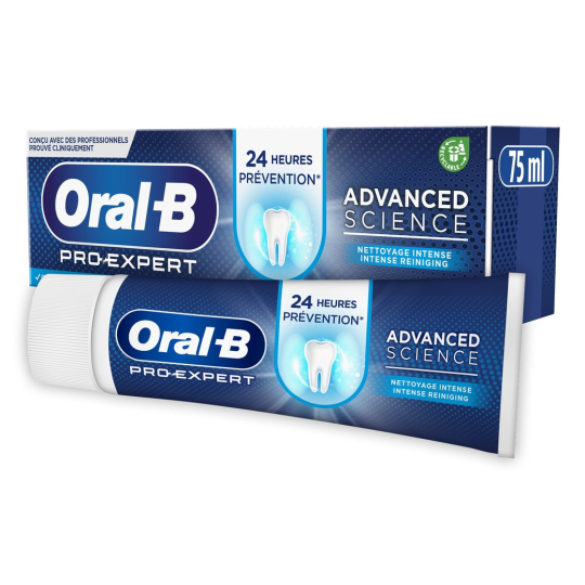 Oral-B Pro-Expert Advanced Science Dentifrice Nettoyage Intense - 75ml