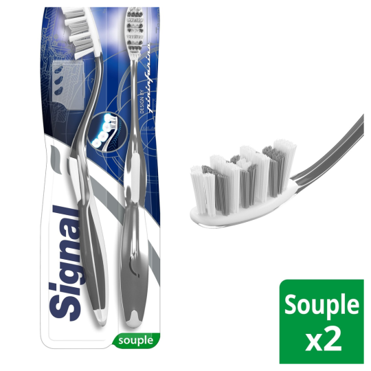 Signal Ultra Access Brosse à Dents Souple - Lot de 2