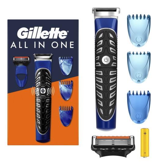 Gillette All In One Kit Barbe Tendeuse - Corps et Visage - 1 Pièce