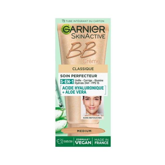 Garnier Bb Crème Soin Perfecteur Tout-en-1 - Teint Medium - 50ml
